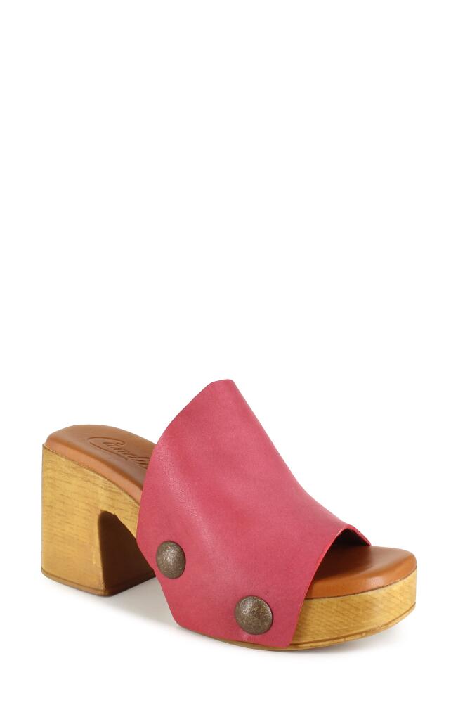 Candie's Fatima Platform Slide Sandal in Pink Cover