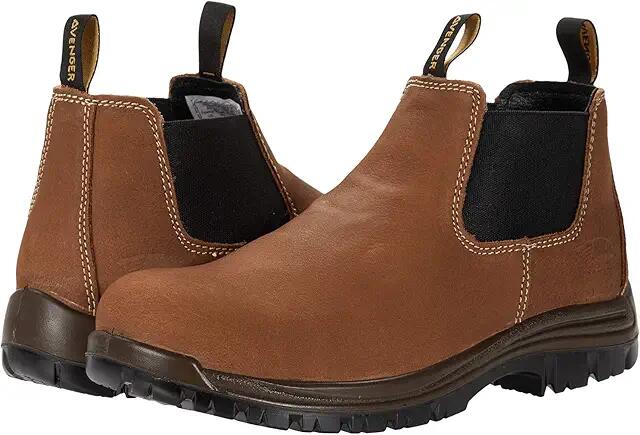 Avenger Work Boots Foreman Chelsea CT (Brown) Women's Boots Cover