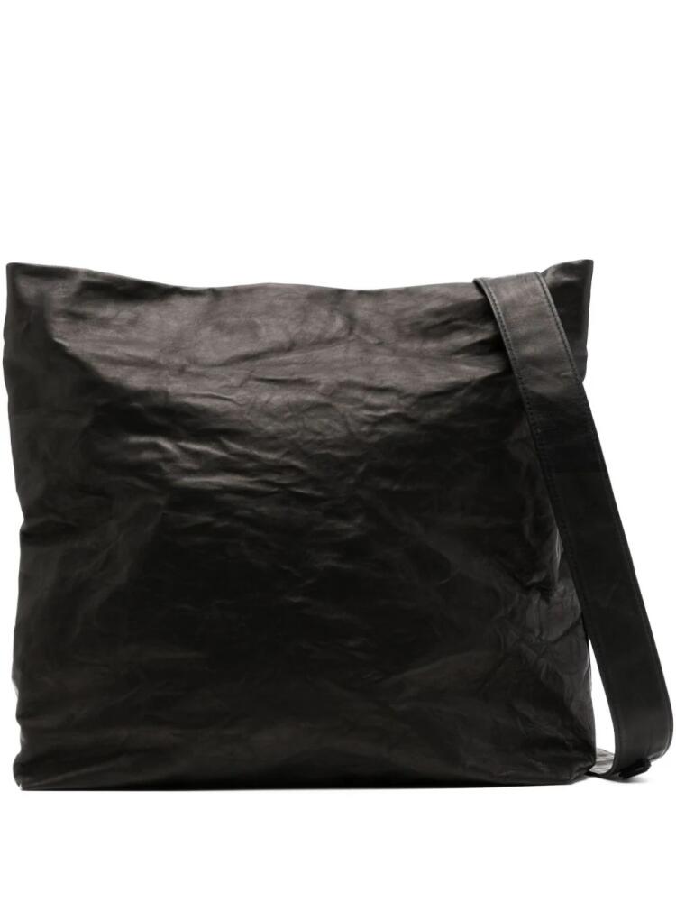 Yohji Yamamoto leather shoulder bag - Black Cover