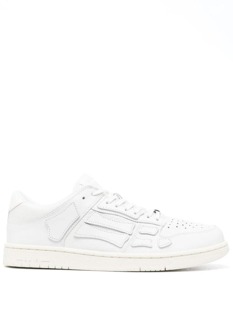 AMIRI Skel-top leather low-top sneakers - White Cover