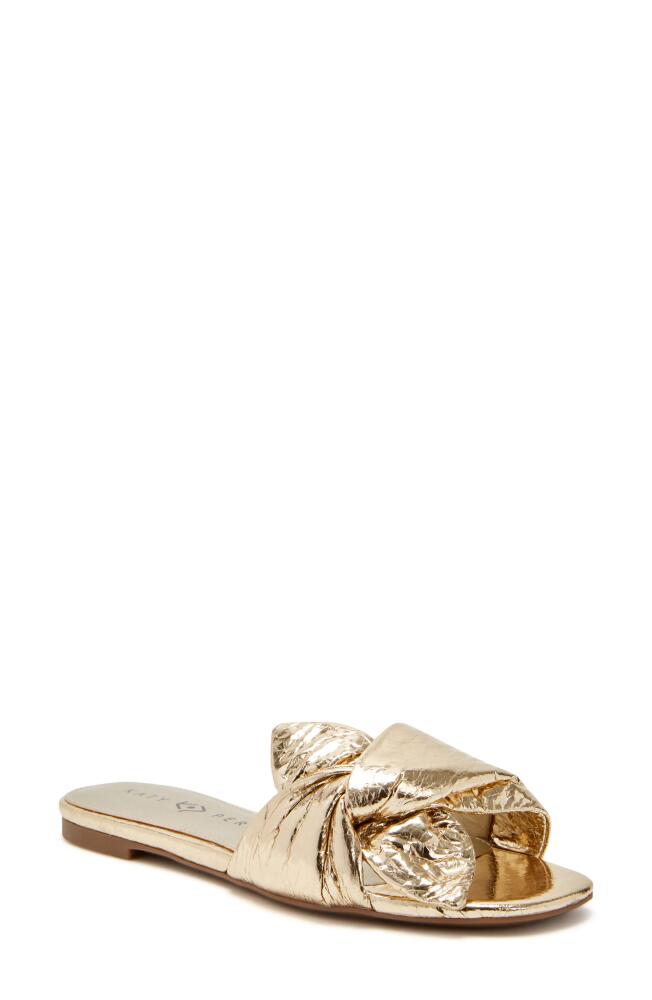 Katy Perry The Halie Bow Sandal in Gold Cover