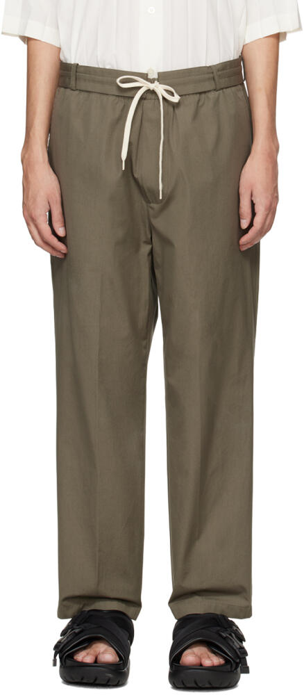 Craig Green Khaki Drawstring Trousers Cover