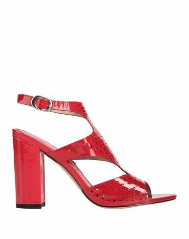 Cafènoir Woman Sandals Red Leather Cover