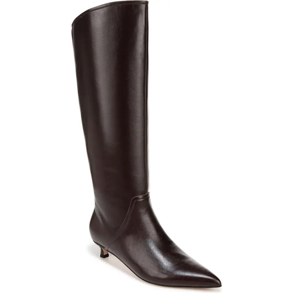 27 EDIT Naturalizer Nikita Kitten Heel Tall Boot in Dark Brown Cover