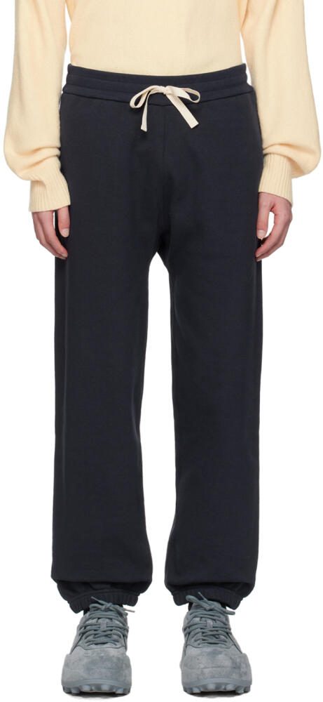 Jil Sander Navy Drawstring Sweatpants Cover