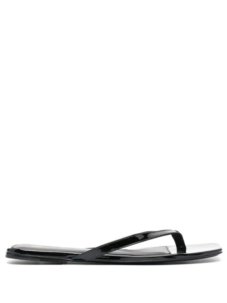 TOTEME square-toe flip-flops - Black Cover