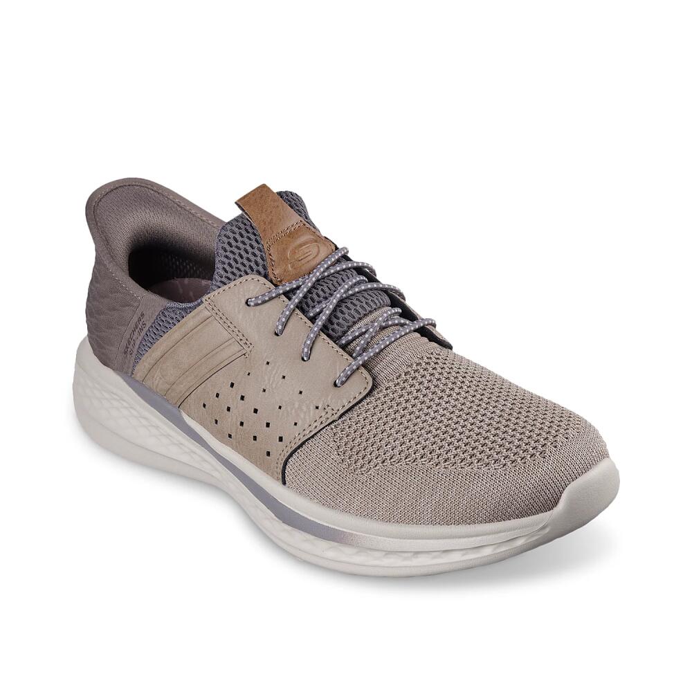 Skechers SlipIns Relaxed Fit Slade Ocon Sneaker | Men's | Taupe Cover