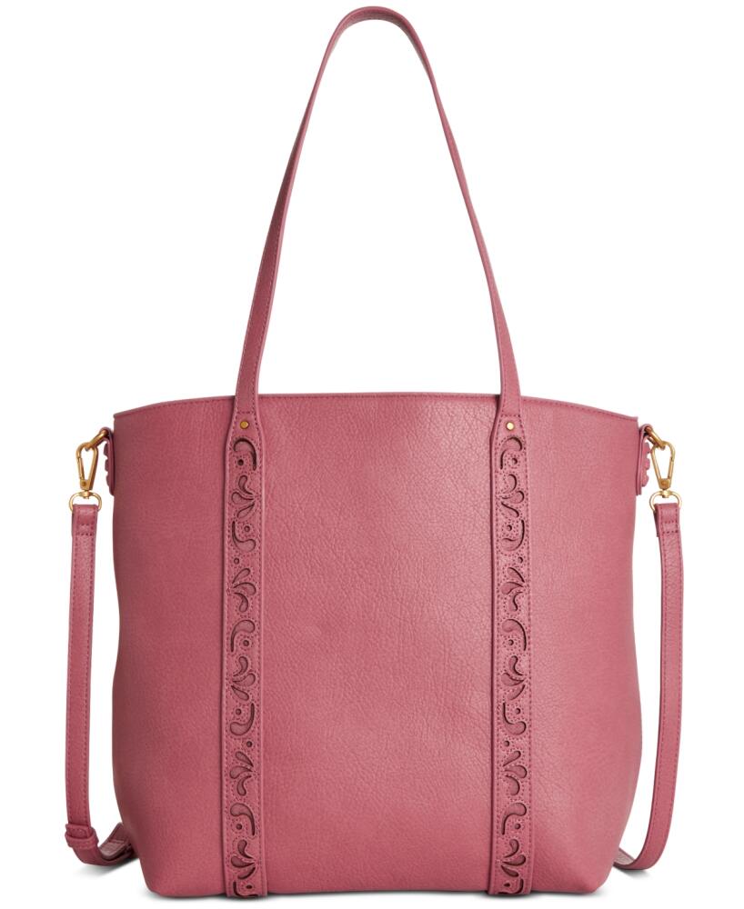 Style & Co Whip-Stitch Medium Tote Bag, Created for Macy's - Deco Rose Cover