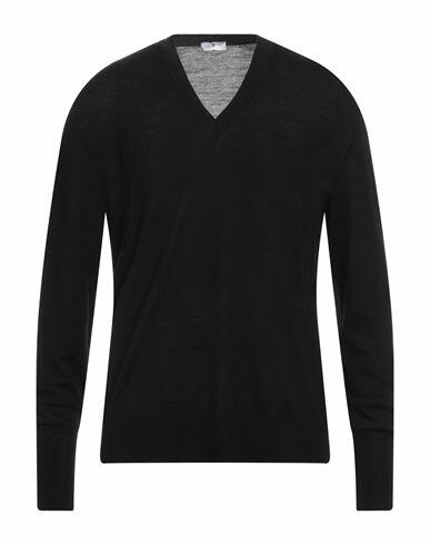 Pt Torino Man Sweater Black Virgin Wool Cover