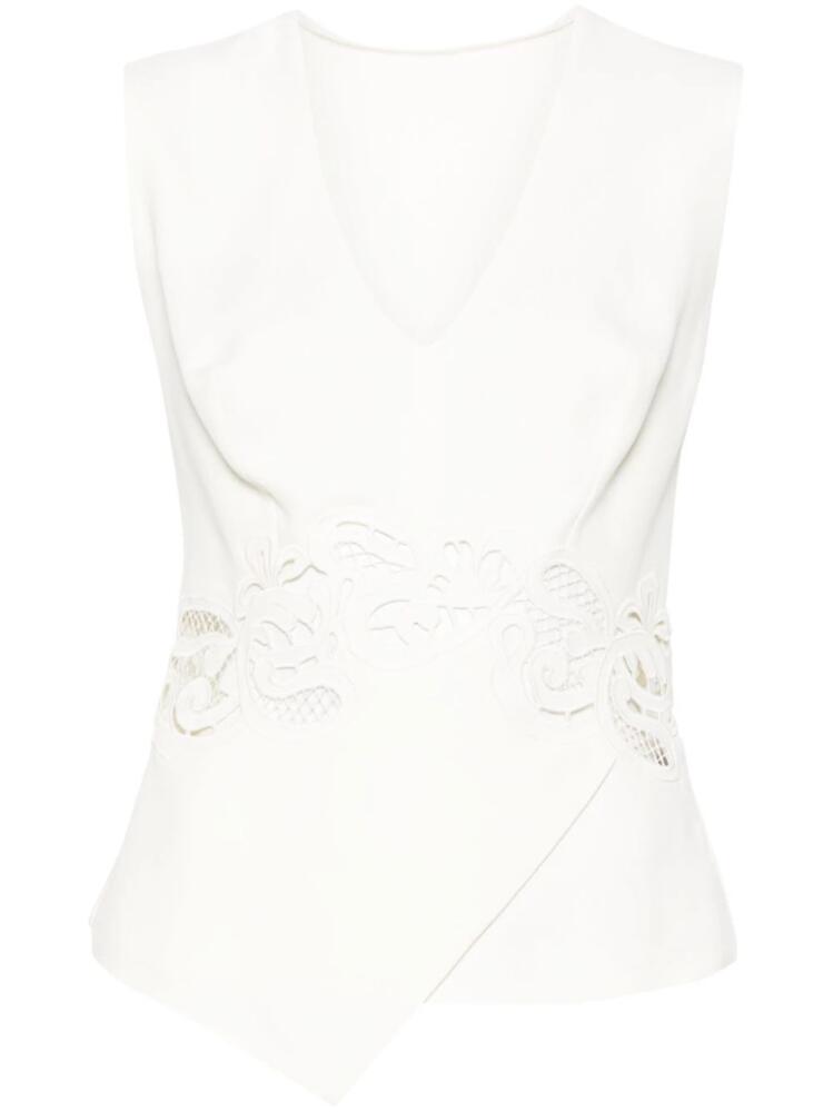 Ermanno Scervino guipure lace blouse - White Cover