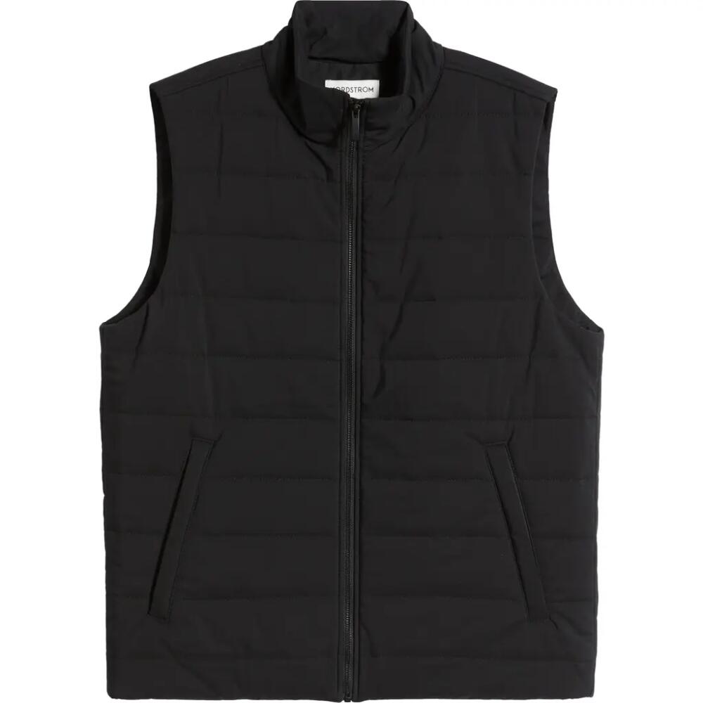 Nordstrom Quilted Insulated Vest in Black Cover