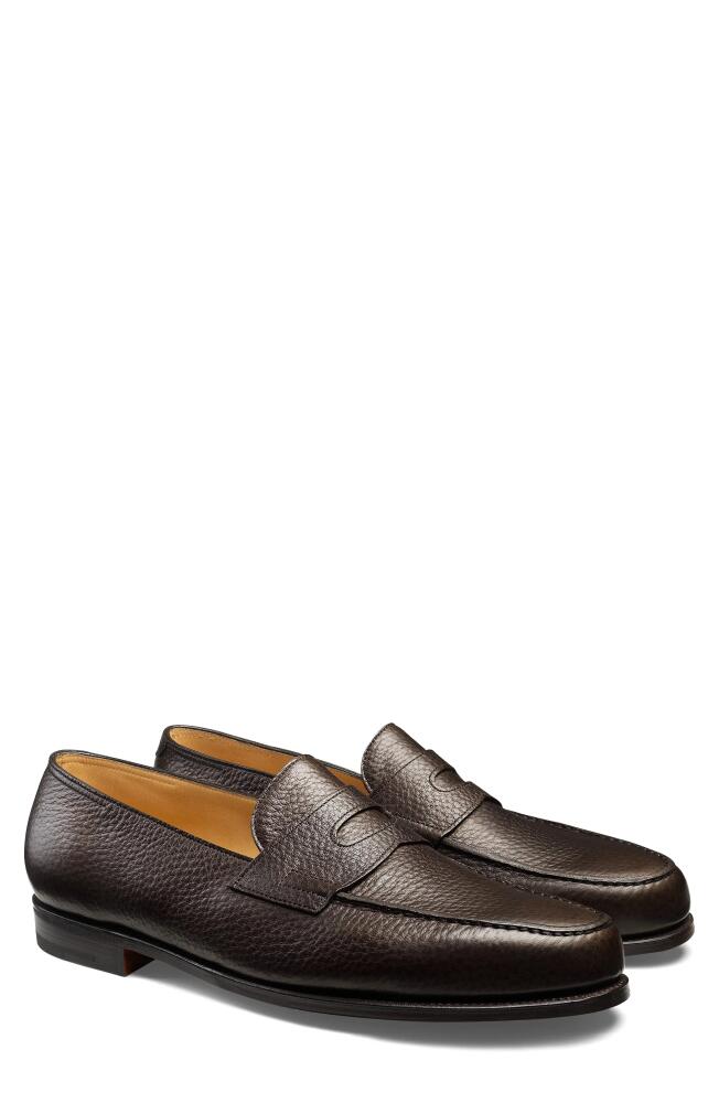 John Lobb Lopez Moorland Loafer in Burnt Umber Cover