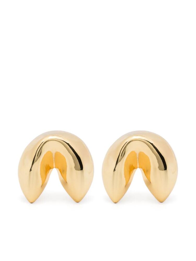 Maje Fortune Cookie earrings - Gold Cover