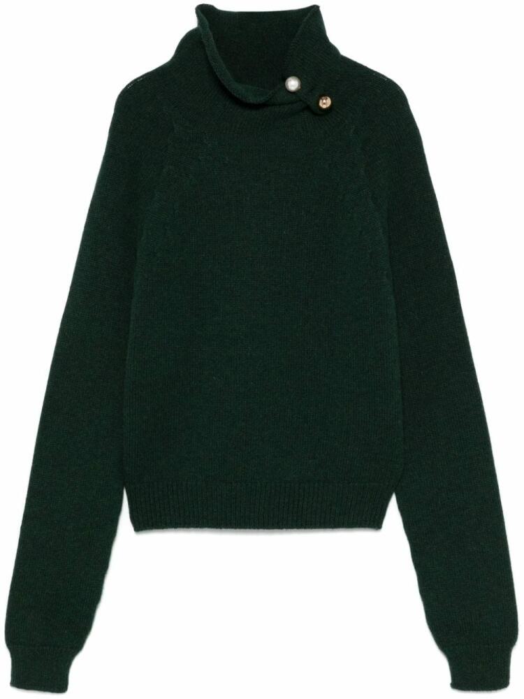 Philosophy Di Lorenzo Serafini faux-pearl detailed sweater - Green Cover