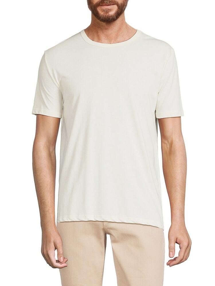 Saks Fifth Avenue Men's Crewneck Tee - Ecru Cover