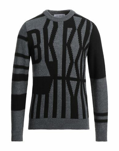 Bikkembergs Man Sweater Black Acrylic, Wool Cover