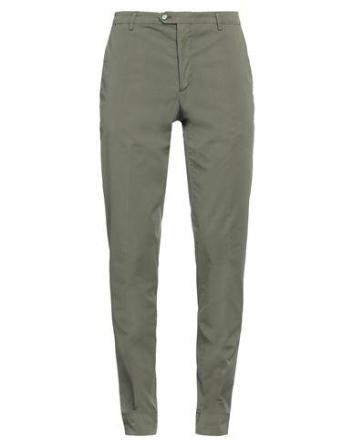 Betwoin Man Pants Military green Cotton, Polyester, Elastane Cover