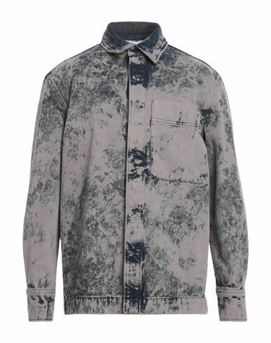 Études Man Denim outerwear Blue Organic cotton Cover