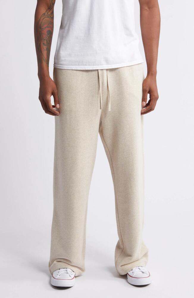 Elwood Core Organic Cotton Straight Leg Sweatpants in Oatmeal Cover