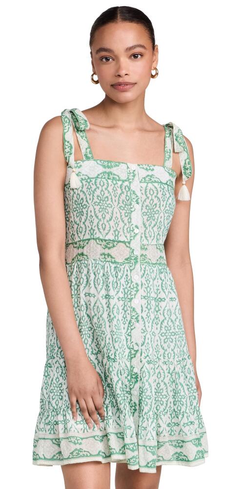 Bell Hillary Mini Dress Green Print Cover