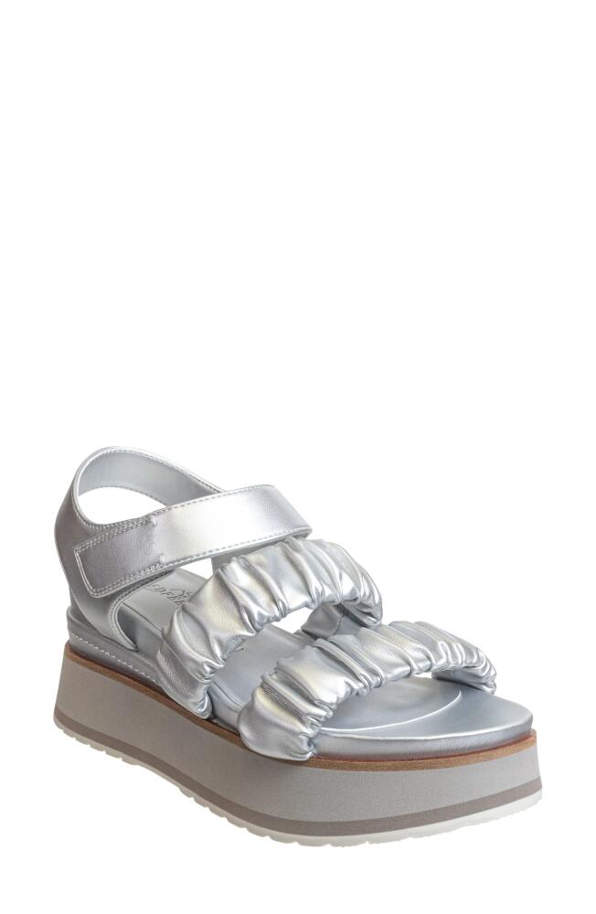 Naked Feet Sensor Platform Sandal in Silver Cover