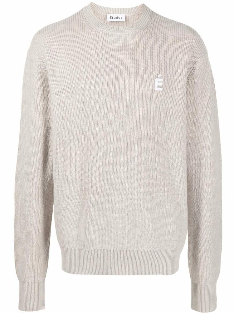 Etudes Boris fine-knit jumper - Neutrals Cover