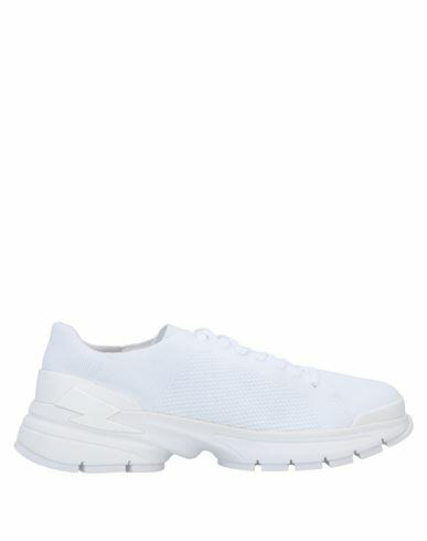 Neil Barrett Man Sneakers White Textile fibers Cover