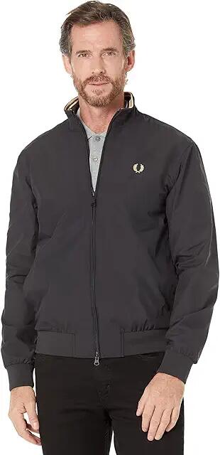 Fred Perry Brentham Jacket (Black) Men's Coat Cover