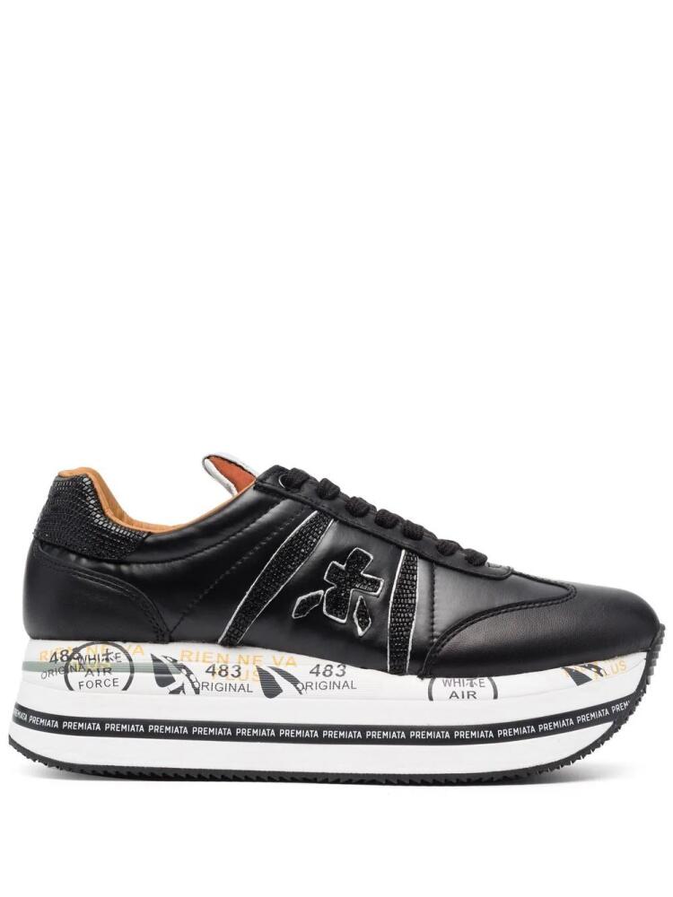 Premiata Beth platform sneakers - Black Cover