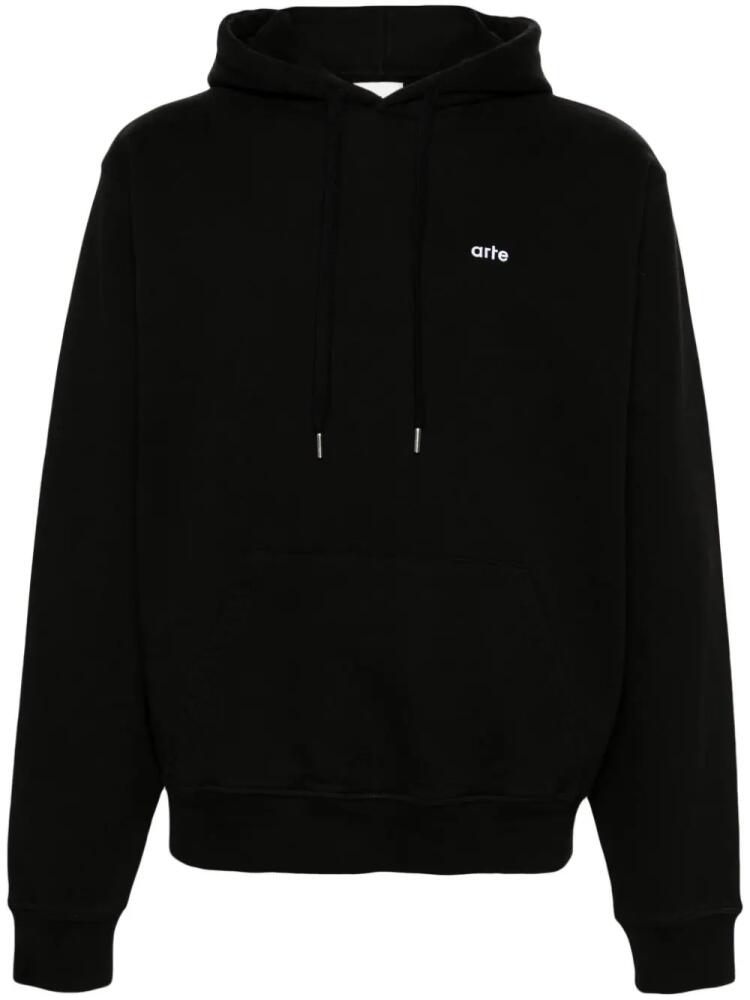 ARTE Hank graphic-print hoodie - Black Cover