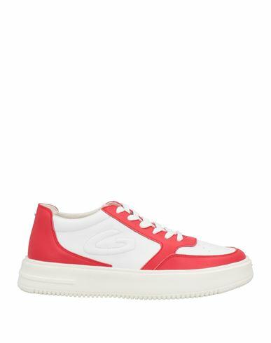 Alberto Guardiani Man Sneakers Red Soft Leather Cover