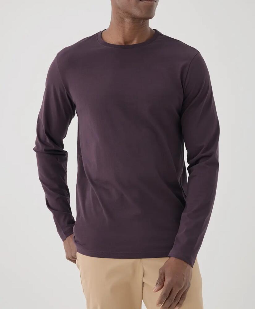 Pact Organic Softspun Long Sleeve Tee in Plum Cover