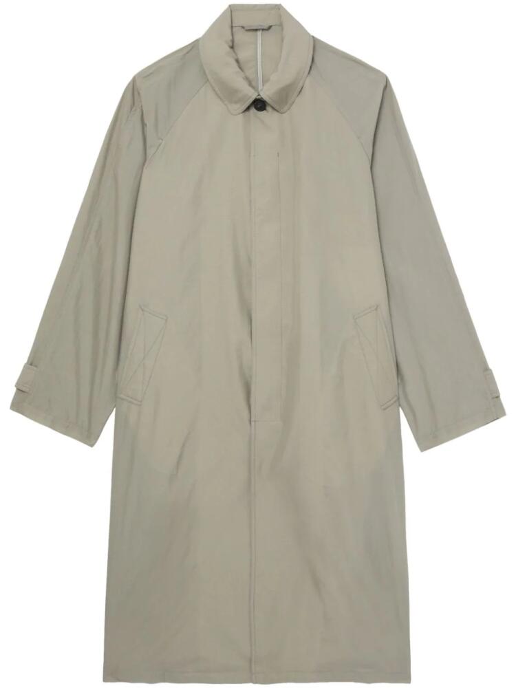 mfpen raglan-sleeves button-up coat - Neutrals Cover