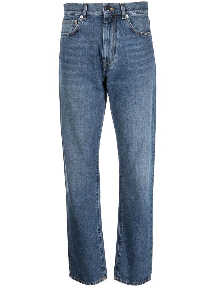 Loulou Studio high-rise straight-leg jeans - Blue Cover