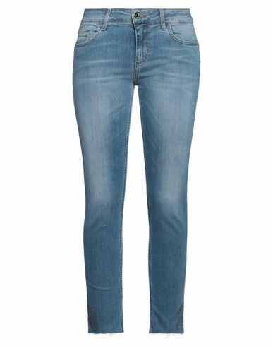 Liu •jo Woman Jeans Blue Cotton, Elastane Cover