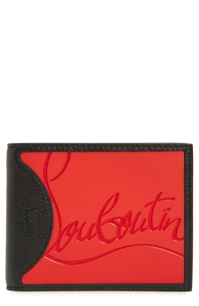 Christian Louboutin Coolcard Leather Wallet in Red/Black Cover