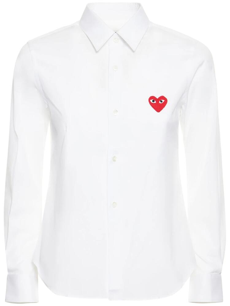 COMME DES GARÇONS PLAY Logo Cotton Shirt Cover