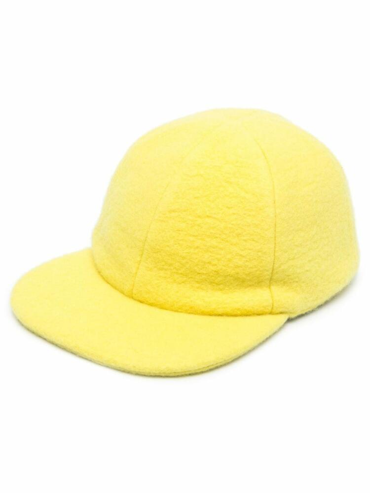 Gabriela Hearst flat-brim baseball cap - Yellow Cover