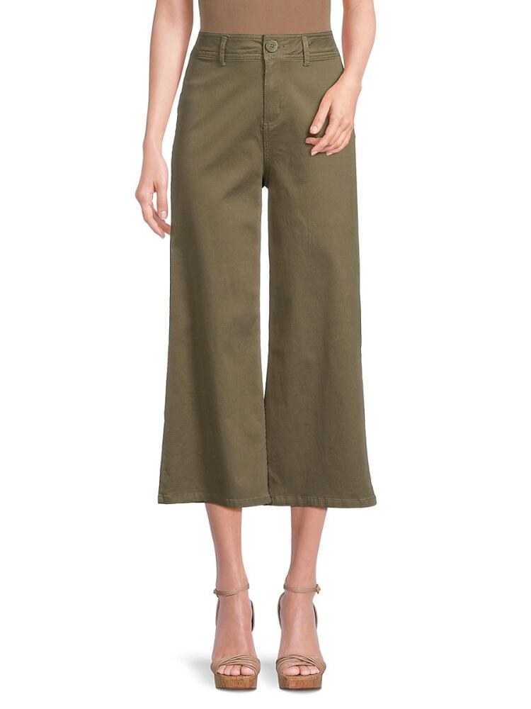 RD style Women's Philomena High Rise Cropped Pants - Olive Cover