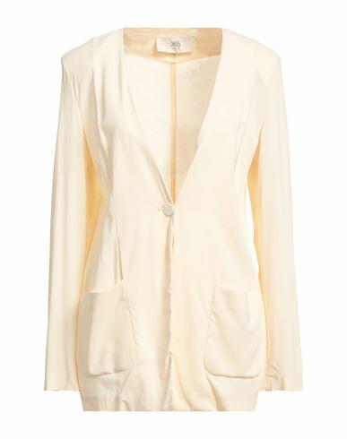 Jucca Woman Blazer Ivory Viscose, Elastane Cover