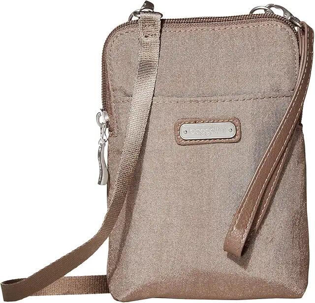 Baggallini Take Two RFID Bryant Crossbody (Portobello Shimmer) Handbags Cover