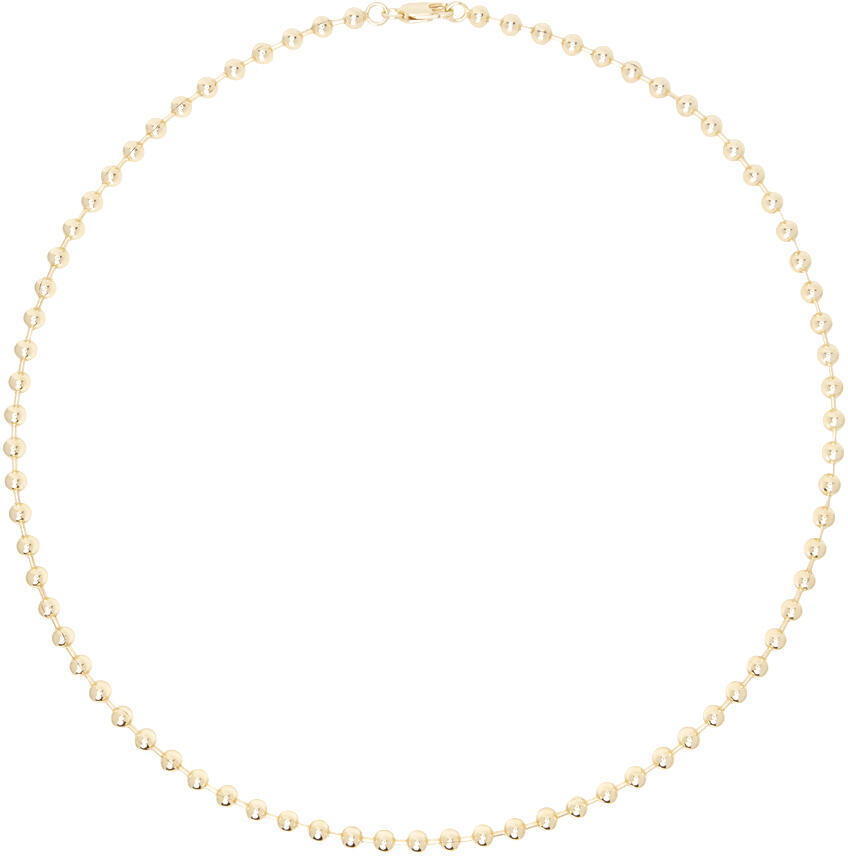 Laura Lombardi Gold Ball Chain Necklace Cover