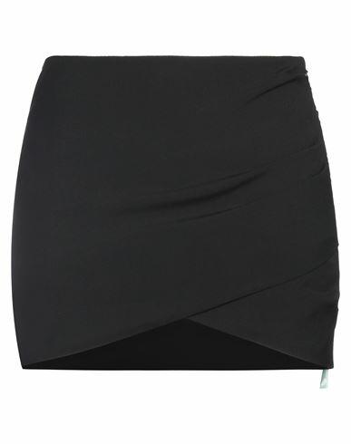 Off-white Woman Mini skirt Black Polyester, Virgin Wool, Elastane Cover