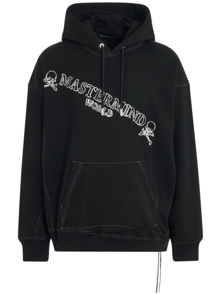 Mastermind World printed cotton hoodie - Black Cover