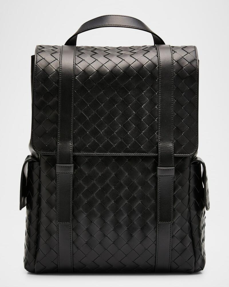 Bottega Veneta Men's Intrecciato Leather Backpack Cover