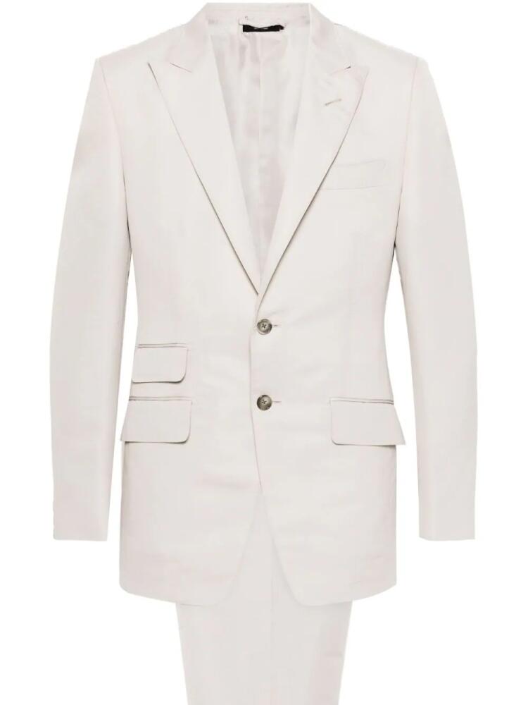 TOM FORD single-breasted suit - Neutrals Cover