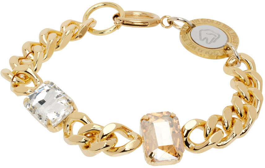 IN GOLD WE TRUST PARIS Gold Curb Chain Bracelet Cover