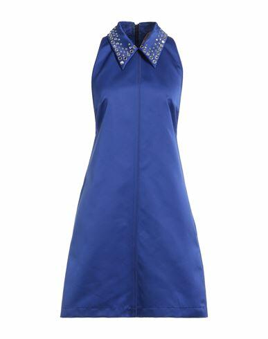 N°21 Woman Mini dress Bright blue Polyester Cover