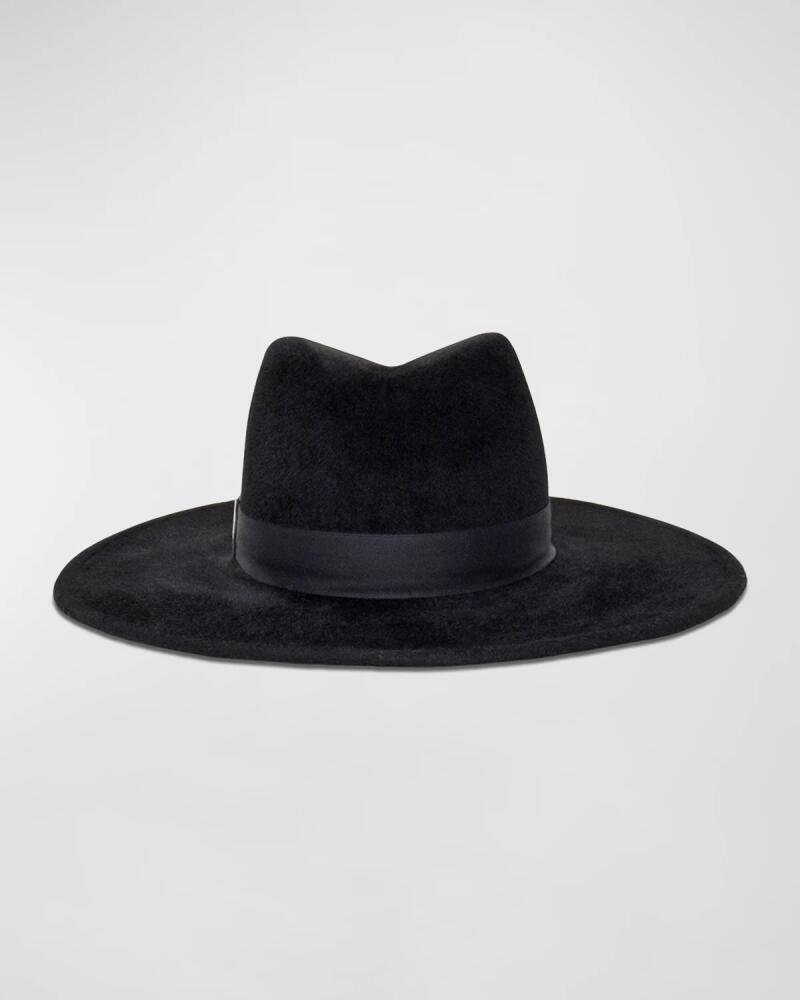 Gigi Burris Jeanne Black Felt Fedora Cover