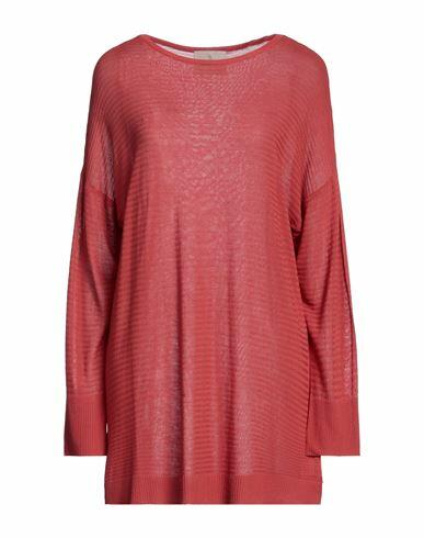 N. o.w. Andrea Rosati Cashmere Woman Sweater Coral Viscose Cover